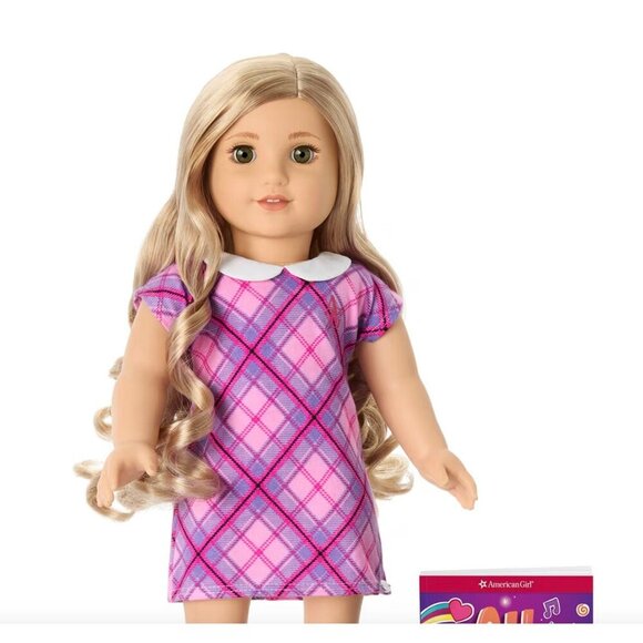NIB American Girl Truly Me 18" Doll #125 Hazel Eyes Curly Blonde Hair HWY74 NRFB - Picture 3 of 8